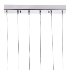 HMS Six-Light LED plafoniera per cucina isola moderno Design contemporaneo bianco caldo per camera tonalità Creative per uso domestico - Product Image 4