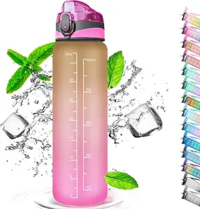 2022 Wholesales Drinkware Frosted Lastic Gym Water Bottle Motivacional BPA  Free Sport Water Bottle for Drinking - China Plastic Bottle and Plastic Water  Bottle price