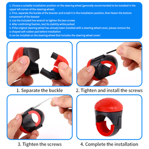 Boutons rotatifs en silicone pour volant, rotation à 360 degrés, pour conduire, tourner la voiture, <span class=keywords><strong>le</strong></span> camion, <span class=keywords><strong>le</strong></span> bateau - Product Image 5