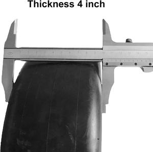 Hanak Nouvelle roue en métal solide 4.00-5 <span class=keywords><strong>chariot</strong></span> de golf <span class=keywords><strong>chariot</strong></span> <span class=keywords><strong>à</strong></span> benne basculante <span class=keywords><strong>chariot</strong></span> <span class=keywords><strong>à</strong></span> brouette PU roues de <span class=keywords><strong>course</strong></span> plates pour tondeuse <span class=keywords><strong>à</strong></span> gazon - Product Image 5