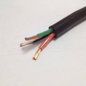 Fabricante PVC Nylon Aislamiento Flexible Cobre Conductor Tsj Cable 3 * 8AWG - Product Image 2