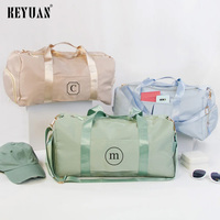 Sacs de sport et de voyage personnalisés grande capacité avec logo sur mesure pour femmes, organisateurs de gym avec impression personnalisée, vente en gros