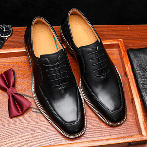 Zapatos De hombre De cuero genuino talla 45 Zapatos De hombre formales De diseño Popular Zapatos De Hombre Zapatos De vestir con cordones De negocios y Oxfords - Product Image 2