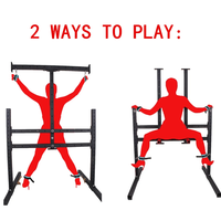 SM Goods - Marco de Entrenamiento Grande para BDSM, Muebles para Atar Manos y Piernas, Juegos para Adultos, Herramientas de Juego, Esposas, Juguetes Sexuales para Parejas