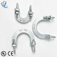 Fixation de renforcement UTT18 certifiée CE en fonte ductile, utilisée pour le système de renforcement anti-sismique et anti-incendie conforme à la norme NFPA13
