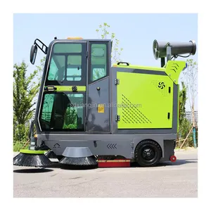 Park Sweeper 5 Brush Electric Cleaner Factory Area Sweeper New Energy Driving Sweeper For sale