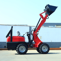 China Bestseller Kleiner Radlader für Landwirtschaft, Garten, Bauernhof und Heimgebrauch, Diesel-Lader Euro 5 CE EPA Hydraulischer Diesel 4x4 Radlader
