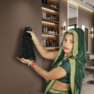 100% Cuticle Aligned Wholesale Vendors Loose Wave Curly Indian Temple <b>Cheap</b> Natural Color Styles Raw Human Hair <b>Extensions</b> - Product Image 1