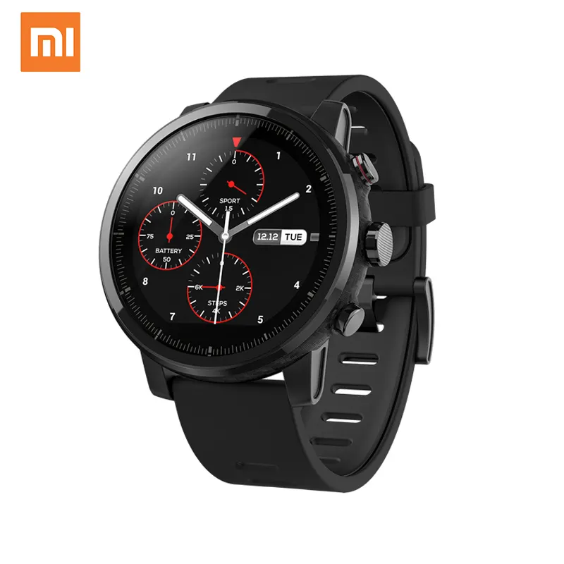 Wholesale Original Xiaomi Huami Amazfit Smart Watch Stratos 2 GPS PPG 5ATM Waterproof Smartwatch