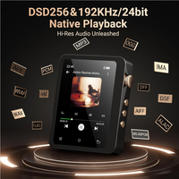 HiFi MP3 pour 5.3 haute résolution DSD lecteur de musique Portable sans perte <2 pouces 1 to de stockage prend en charge FLAC/WAV 20 + heures d'autonomie de la batterie