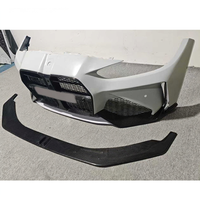 Bumper Mobil Semi Karbon Fiber untuk BMW G80 G82 G83 M3 M4 Modifikasi Auto Bumper Depan