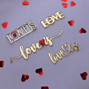 ของตกแต่งคัพเค้กอะคริลิคสำหรับงานปาร์ตี้วันวาเลนไทน์ โต๊ะขนมหวาน รูปหัวใจหวานๆ โรแมนติก ของตกแต่งหน้าเค้ก ไอเดียของขวัญพร้อมป้ายรูปหัวใจ - Product Image 3