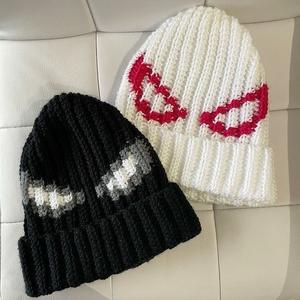 หมวกบีนนี่ถักไหมพรมแบบหนาสำหรับผู้ชาย ปี 2026 ผลิตตามสั่งจากผู้ผลิต ทำจากผ้าฝ้าย <span class=keywords><strong>ส</strong></span>ีน้ำตาล ชมพู <span class=keywords><strong>ส</strong></span>ไตล์โกธิค ลายถักโครเชต์ลายใยแมงมุม - Product Image 4