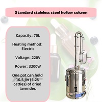 Distillateur d'huiles essentielles professionnel 15L 30L 98L – Appareil de distillation à la vapeur en cuivre pour l'extraction de lavande, de rose et de plantes – Rendement élevé