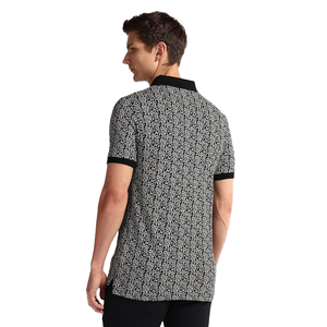 Prix de gros – Polos élégants pour hommes à manches courtes imprimés, design personnalisé, coupe ajustée, fabriqués au Bangladesh - Product Image 4