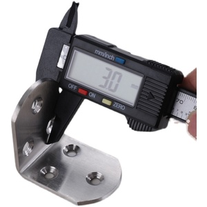 Connecteur d'angle en acier inoxydable épaissi, support de fixation triangulaire à 90 degrés, support d'étagère - Product Image 4