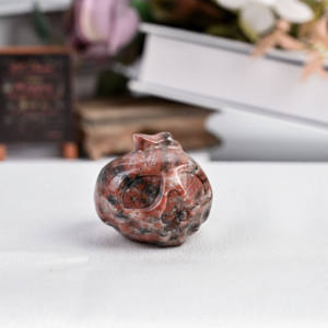 Calabaza de Cristal Tallada a Mano Natural, Figura de Piedra Preciosa Curativa de Alta Calidad para Decoración de Halloween, Proveedor Mayorista - Product Image 5