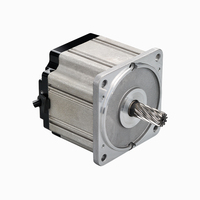 刷式永磁直流电机 IP65 防护等级 100W 防滴漏 适用于电动自行车、船用风扇 配有定制安装座