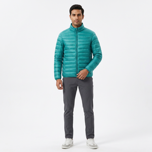 Blouson d'hiver matelassé brillant pour homme, nouveau design, avec logo personnalisé, rembourrage chaud, vente en gros, style bomber en jean 2026 - Product Image 1