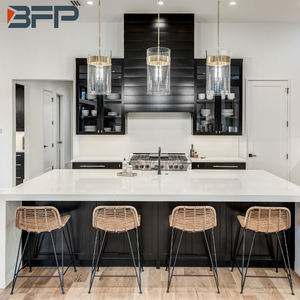 Meubles de <span class=keywords><strong>cuisine</strong></span> fabriqués en chine, laque mélangée, stratifiés contemporains, armoires de <span class=keywords><strong>cuisine</strong></span> avec île - Product Image 1