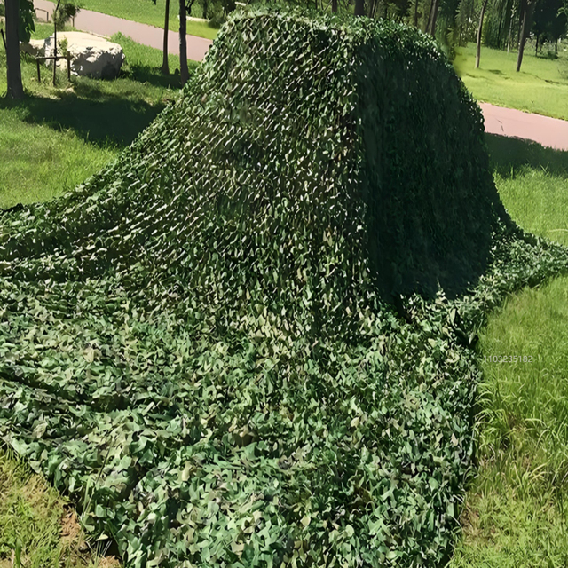 Covering Outdoor with Double-layer Material Oxford Cloth, Shading and Sun protection Net Anti Green Camouflage Net
