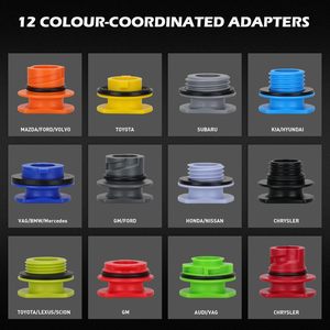 Kit de Funis para Óleo de Motor de 17 Peças 1,36 qt com Bandeja Magnética para Armazenamento, Adaptadores, Conexões em L e Ganchos de Tela Compatíveis com GM - Product Image 3