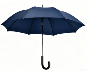 Ombrello Automatico Apri/Chiudi a 8 Stecche, 105 cm, Grande, <span class=keywords><strong>Blu</strong></span> Scuro, Portatile, da Viaggio, Antivento, Pieghevole - Product Image 1