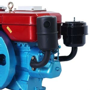 Moteur diesel monocylindre 4 temps ZR180 à démarrage électrique, refroidi par eau, 15 kW, prix usine, pour motoculteur - Product Image 2