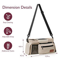 Sac organisateur universel pour poussette, nouveau design, grande capacité, sac organisateur pour couches de bébé