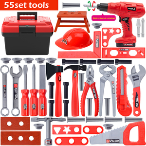 <strong>Toy</strong> Kids Boy <strong>Tools</strong> Play Set <strong>Toys</strong> Safe Power <strong>Tools</strong> Combo Kit Cordless - Product Image 1