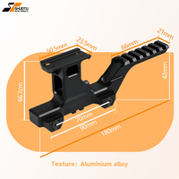 Support de montage en alliage d'aluminium tactique de 20 mm pour point rouge T01T02 R5, accessoires de chasse