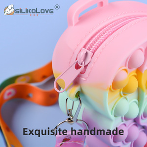 Offres Spéciales <span class=keywords><strong>papillon</strong></span> acupression jouets réglable enfants filles sac à bandoulière petit cadeau bijoux sac porte-monnaie sac à bandoulière - Product Image 4