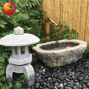 Pot d'eau <span class=keywords><strong>en</strong></span> <span class=keywords><strong>pierre</strong></span>, style japonais, 3 pièces, fontaine, étang à poissons, décoration <span class=keywords><strong>de</strong></span> <span class=keywords><strong>jardin</strong></span> - Product Image 2