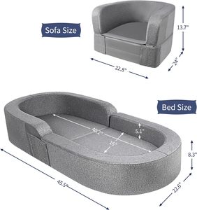 Nouveau design de canapé-<span class=keywords><strong>lit</strong></span> pour bébé de voyage pliable <span class=keywords><strong>2</strong></span> en 1 portable personnalisé en usine - Product Image 2