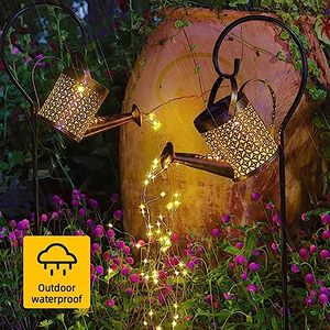 Arrosoir <span class=keywords><strong>solaire</strong></span> LED imperméable à l'eau, arrosoir à eau chaude, lanterne à cordes lumineuses pour jardin extérieur - Product Image 5