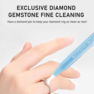 Stylo de nettoyage portable pour bijoux, bâtonnet de nettoyage pour diamants, stylo nettoyant pour pierres précieuses pour bagues, colliers, bijoux en argent et or - Product Image 3