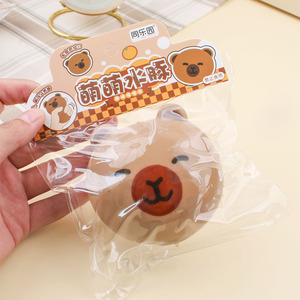 Hot Selling TPR Cute Capybara Squeeze Toys Fun Moldable <b>Squishy</b> Toy Slow Rising Rubber Fidget Squeeze Toys for Kids - Product Image 5