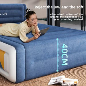 Matelas <span class=keywords><strong>Gonflable</strong></span> Entièrement Automatique OEM pour Une ou Deux Personnes, <span class=keywords><strong>Lit</strong></span> d'Appoint Pliable pour la Maison, Vente en Gros de Meubles Domestiques - Product Image 4