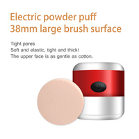 Éponge à maquillage électrique 2024, dernière génération, libère vos mains pour une application facile, matériau en polyuréthane hydrophile, design portable