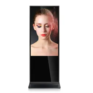 43 50 55 65 inç kapalı Android Wifi reklam oyuncu Poster Kiosk dokunmatik ekran Totem ekran zemin standı dijital tabela