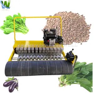 Mini artificial hand push single row 2 row vegetable carrot seeder potato okra seeds seed planter machine