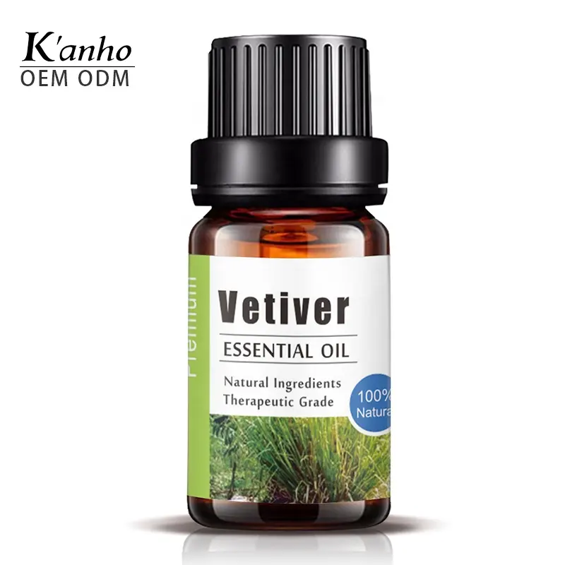 मुख्य Kanho 10ML Therapertic ग्रेड Vetiver तेल