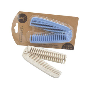 Peine Plegable Darenxiu Grande de Paja de Trigo, Portátil para Viajes, Cuidado del Cabello para Adultos - Product Image 3
