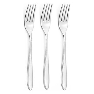 Juego de tenedores de mesa 3 piezas Inox (20cm) KAPPA Cromo brillante CVLX30C3 - Product Image 1