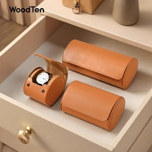 Nhà Máy Có Cổ Phiếu Biểu Tượng Tùy Chỉnh Sang Trọng Đầy Màu Sắc Da Người Đàn Ông Duy Nhất Phụ Nữ Xem Trường Hợp Cuộn Hộp Tùy Chỉnh Quà Tặng Lưu Trữ Hộp Đồng Hồ - Product Image 4