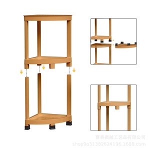 Okuetsu Étagère de rangement triangulaire en métal pour salle de bain, noire, 18,1 pouces, résistante à l'eau, robuste, pour la douche - Product Image 4