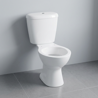 Foheel — siège de toilette avec scie, deux pièces, couverture de siège en plastique et accessoires de raccords diy, ensemble complet depuis l'italie Morvi