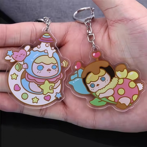 Llavero de <span class=keywords><strong>Anime</strong></span> Personalizado con Impresión Tipográfica en Acrílico, con Dijes Lenticulares, Impermeable y Ligero - Product Image 2