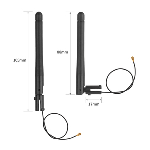 2.4G <span class=keywords><strong>WIFI</strong></span> <span class=keywords><strong>ZigBee</strong></span> <span class=keywords><strong>Bluetooth</strong></span> mô-đun ăng-ten snap-on gấp Rod trên không ufl giao diện đồng cao-đạt được Đường Dài Truyền - Product Image 3