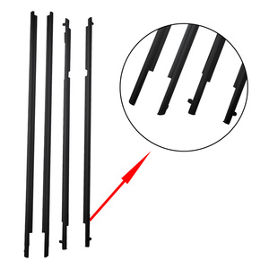 4 cái màu đen cửa xe cửa sổ weatherstrips TRIM vành đai con dấu vật liệu cao su cho Toyota Prado 150 2010-2018 năm - Product Image 3